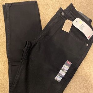 NWT Levi’s Flex Slim Pant stretch, size 34x32 in Black